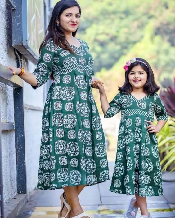 Mother Daughter Matching Dress 2