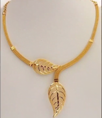 Gold Necklace Set Designs 11