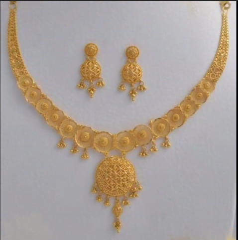 Gold Necklace Set Designs 3
