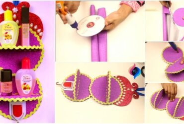 Hanging Organizer usind CD