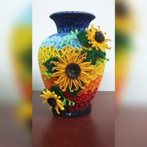 Quilling Vase 1