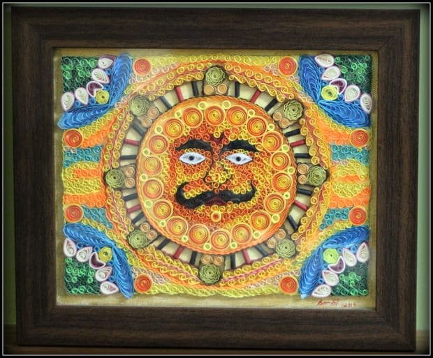 Madhubani Paintings from Quilling 12