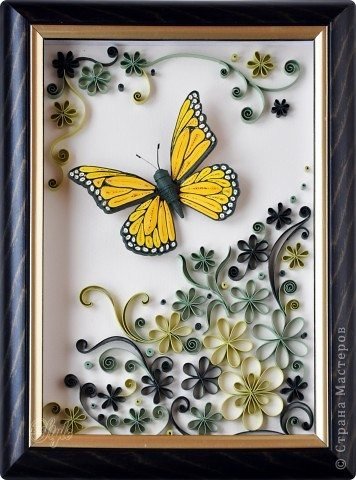 Quilling Butterfly Panel 2