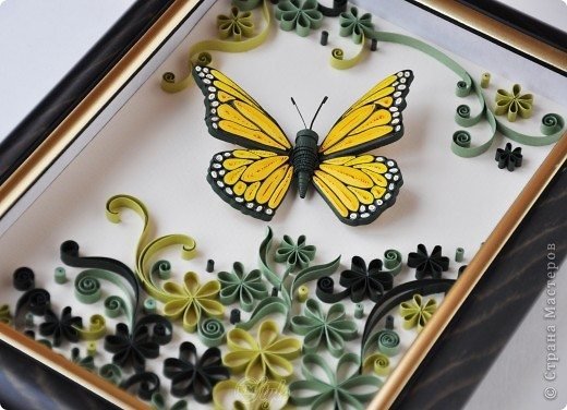 Quilling Butterfly Panel 4