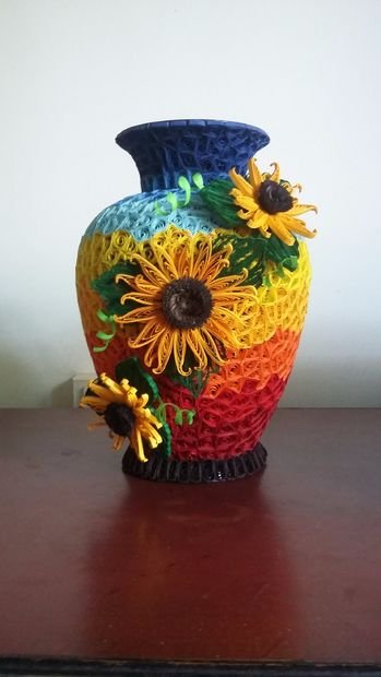 Quilling Vase 59