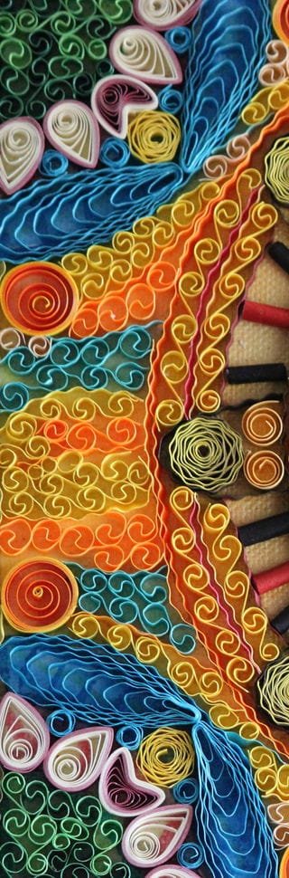 Madhubani Paintings from Quilling 8