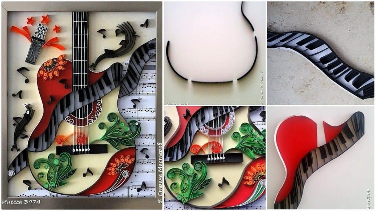 Quilling Guitar a1
