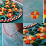 Round Neck Embroidery Designs a1