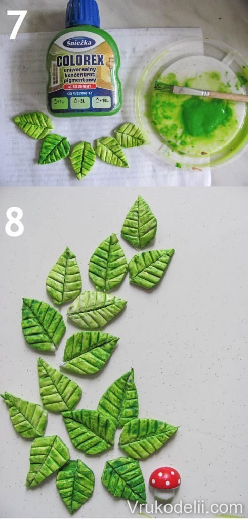 Homemade Leaves making 3