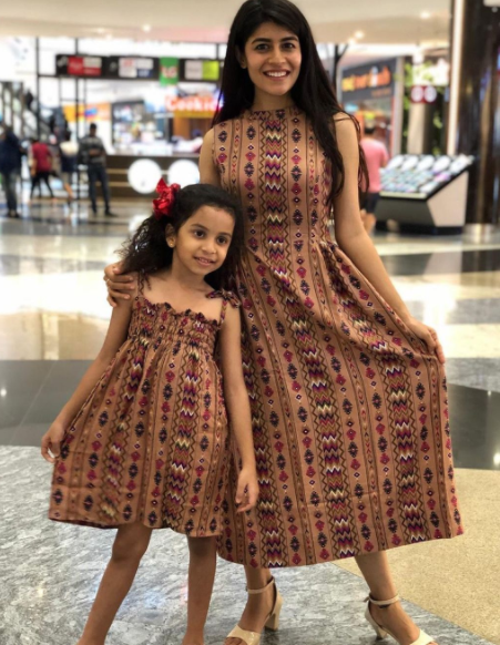 Mother daughter matching dress 1