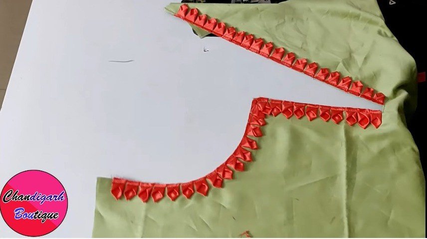 Neck Design Cutting and Stitching 14