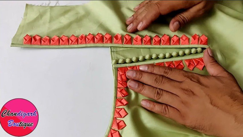 Neck Design Cutting and Stitching 28