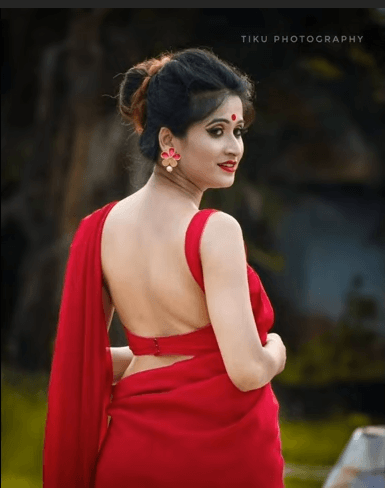 Red Blouse Neck Designs Ideas 8