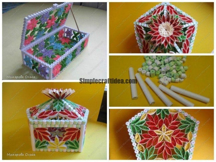 Quilling casket a1