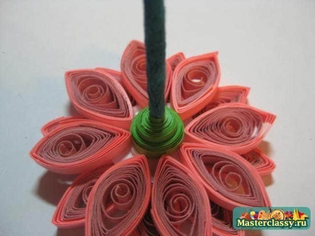 Quilling gerbera 14