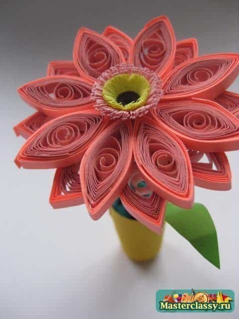 Quilling gerbera 22