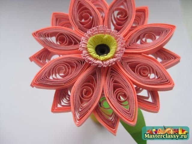 Quilling gerbera 23