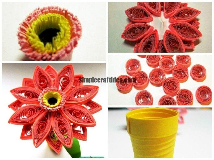 Quilling gerbera a1