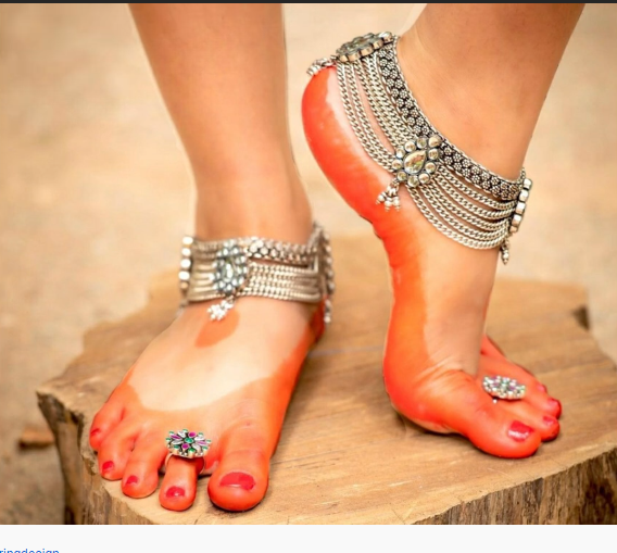 Silver Anklet Design 5