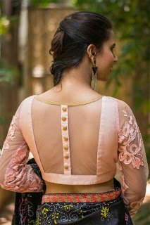 back neck blouse designs 14