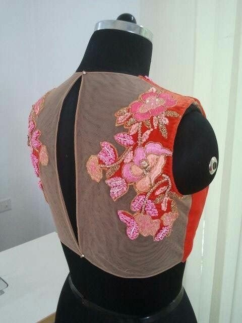back neck blouse designs 21