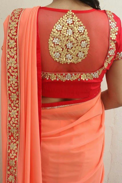 back neck blouse designs 31