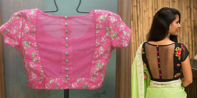 back neck blouse designs 4