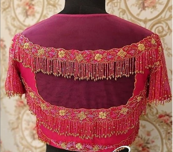 Blouse Back Neck Designs 10