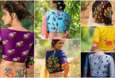 Saree Blouse Back Neck Designs 2022