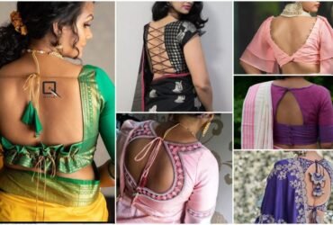 Saree Blouse Back Neck Designs 2022