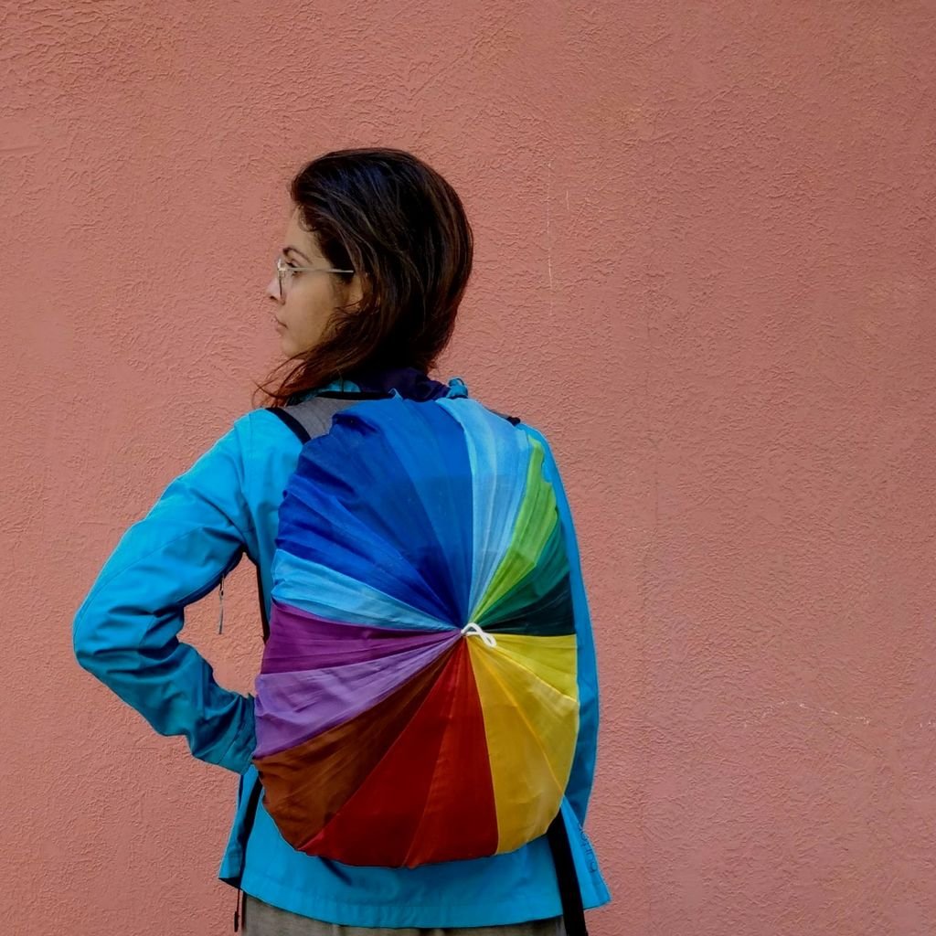 Rainbow Backpack Rain-Cover 1