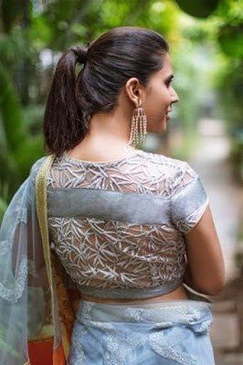 blouse back neck designs 16