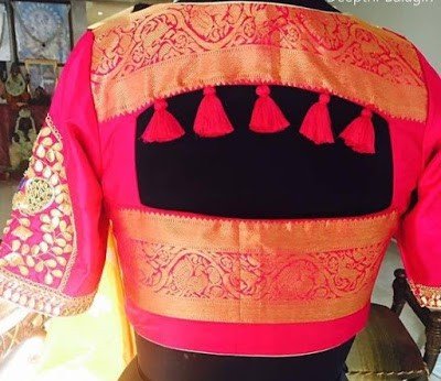 blouse back neck designs 2