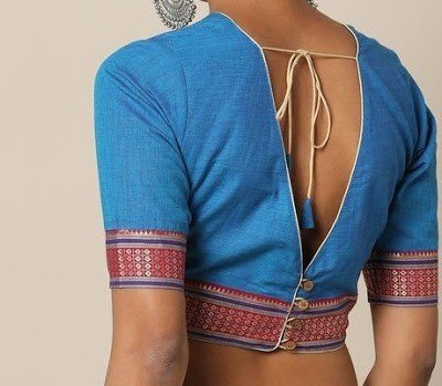 blouse back neck designs 9