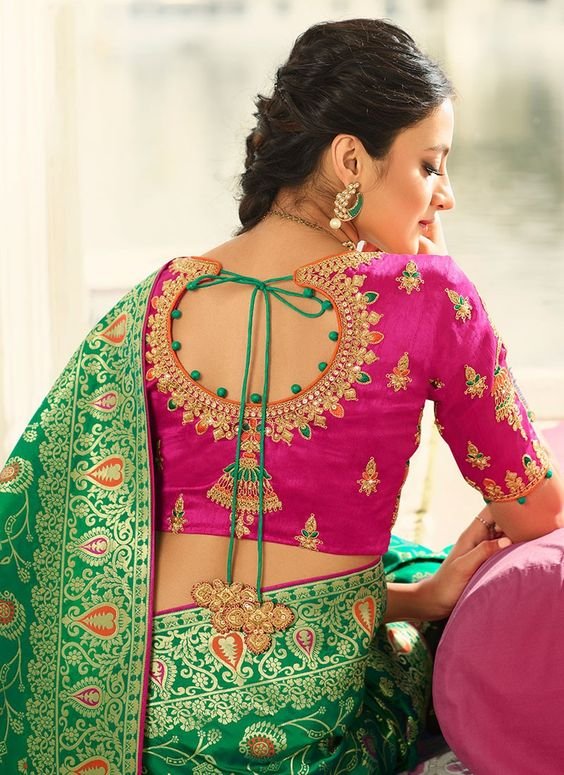 Trendy Saree Blouse Designs 1