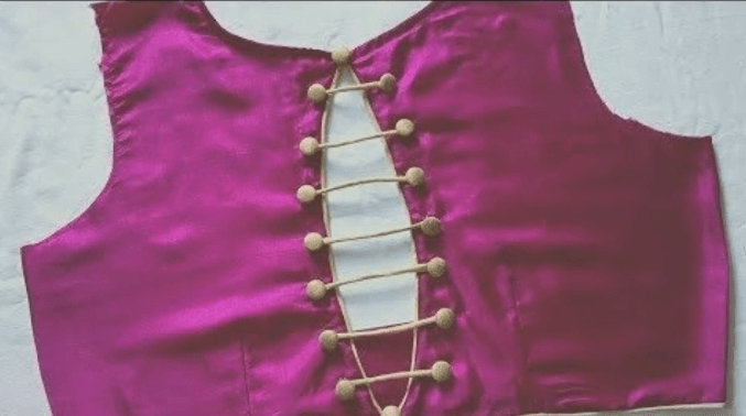 Beautiful Blouse Neck Design 11