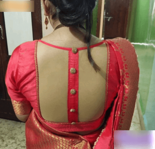 Beautiful Blouse Neck Design 23