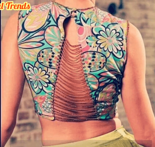 Beautiful Blouse Neck Design 5