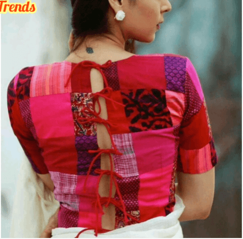 Beautiful Blouse Neck Design 8