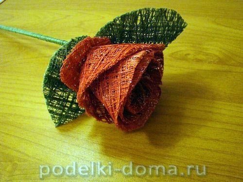Bouquet of Roses from Sewing Thread 12