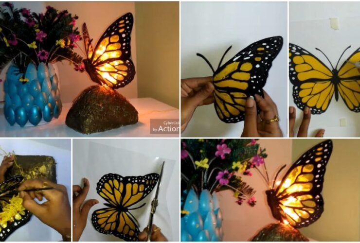 butterfly table lamp shade a1
