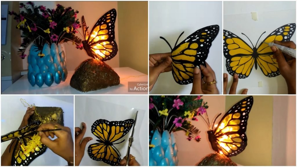 butterfly table lamp shade a1