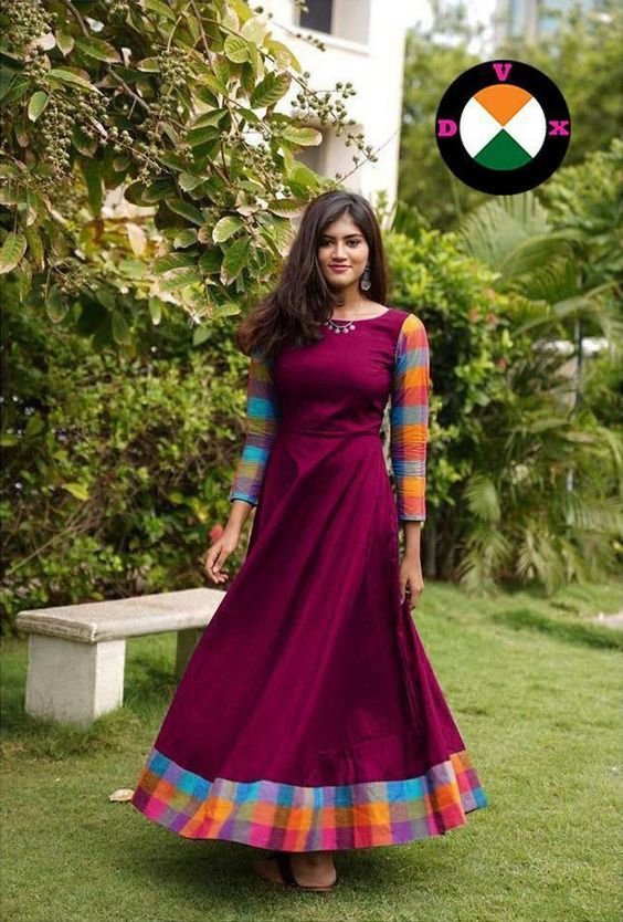 Convert Silk Saree into New Dress Designs 5