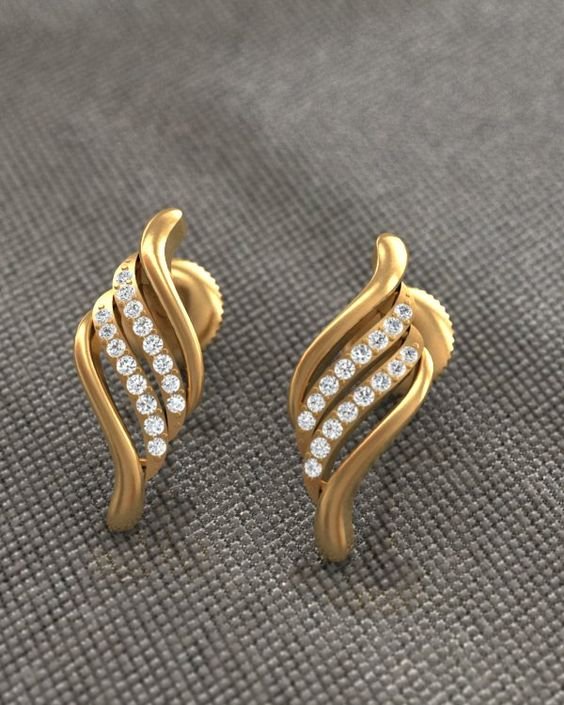 Gold Earring Design 3