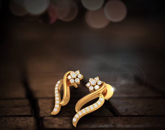 Gold Earring Design 4