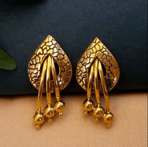 Gold Earrings Designs 15