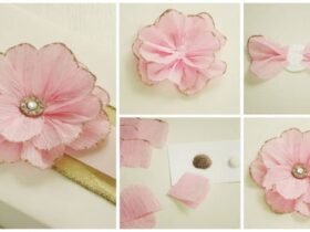 Delicate Flower of Crepe Paper