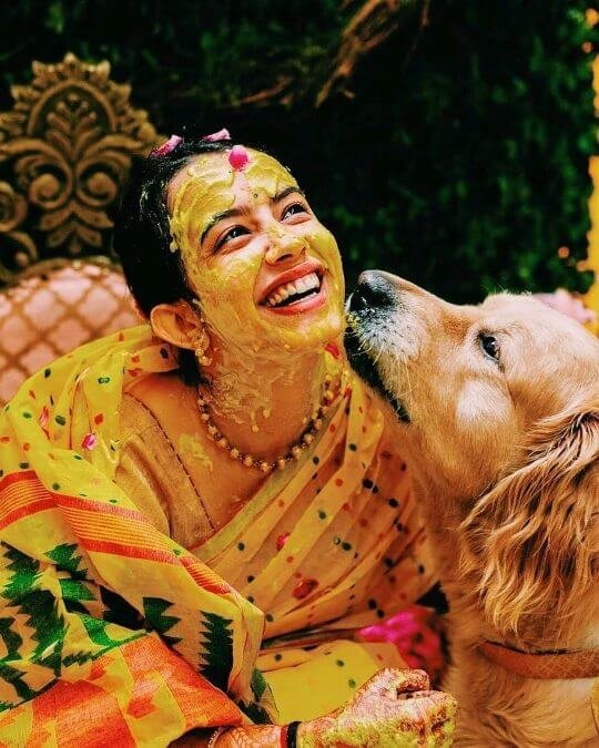 Haldi Ceremony Photoshoot Ideas 3