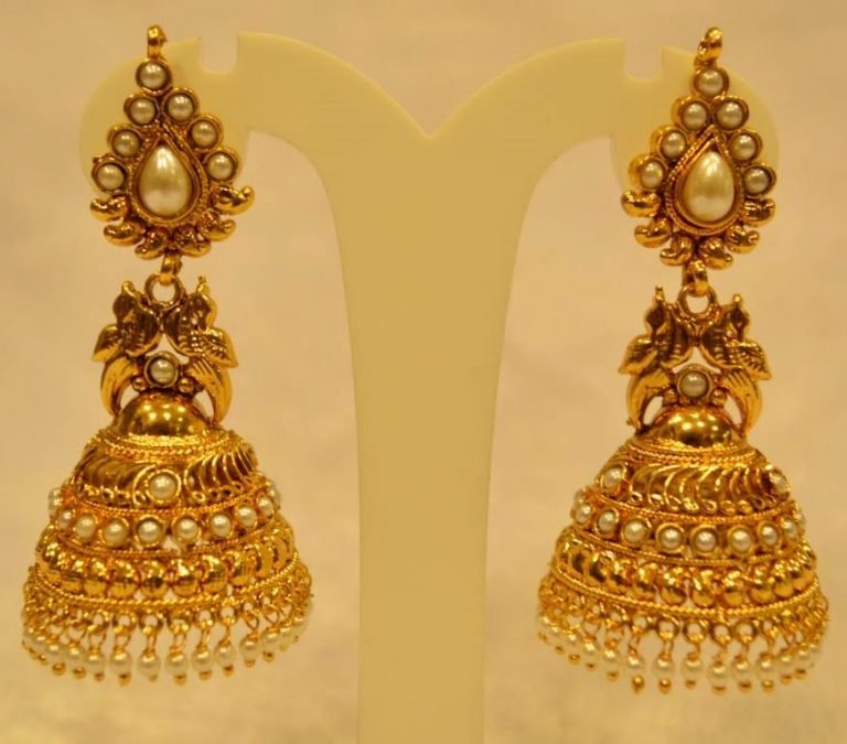 jhumka earring design 1