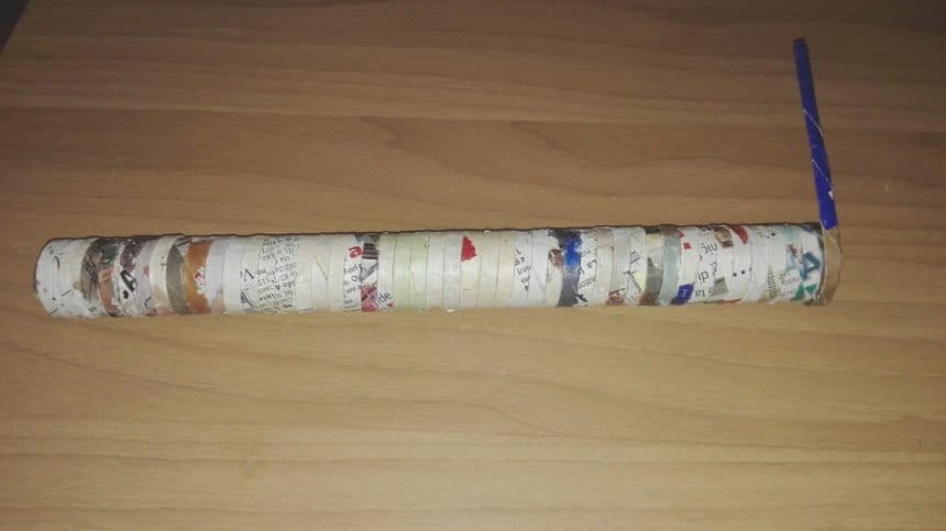 Kitchen Roll Holder with Paper Straws 5